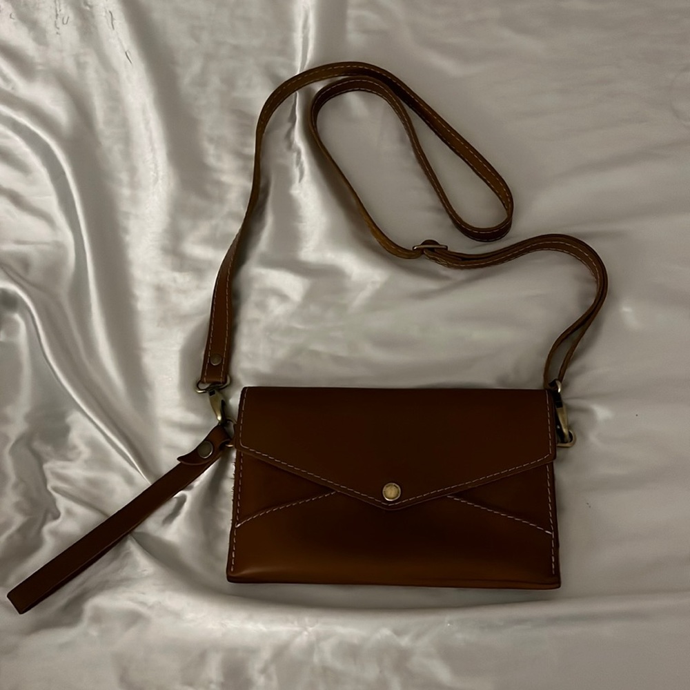 Portland leather envelope purse